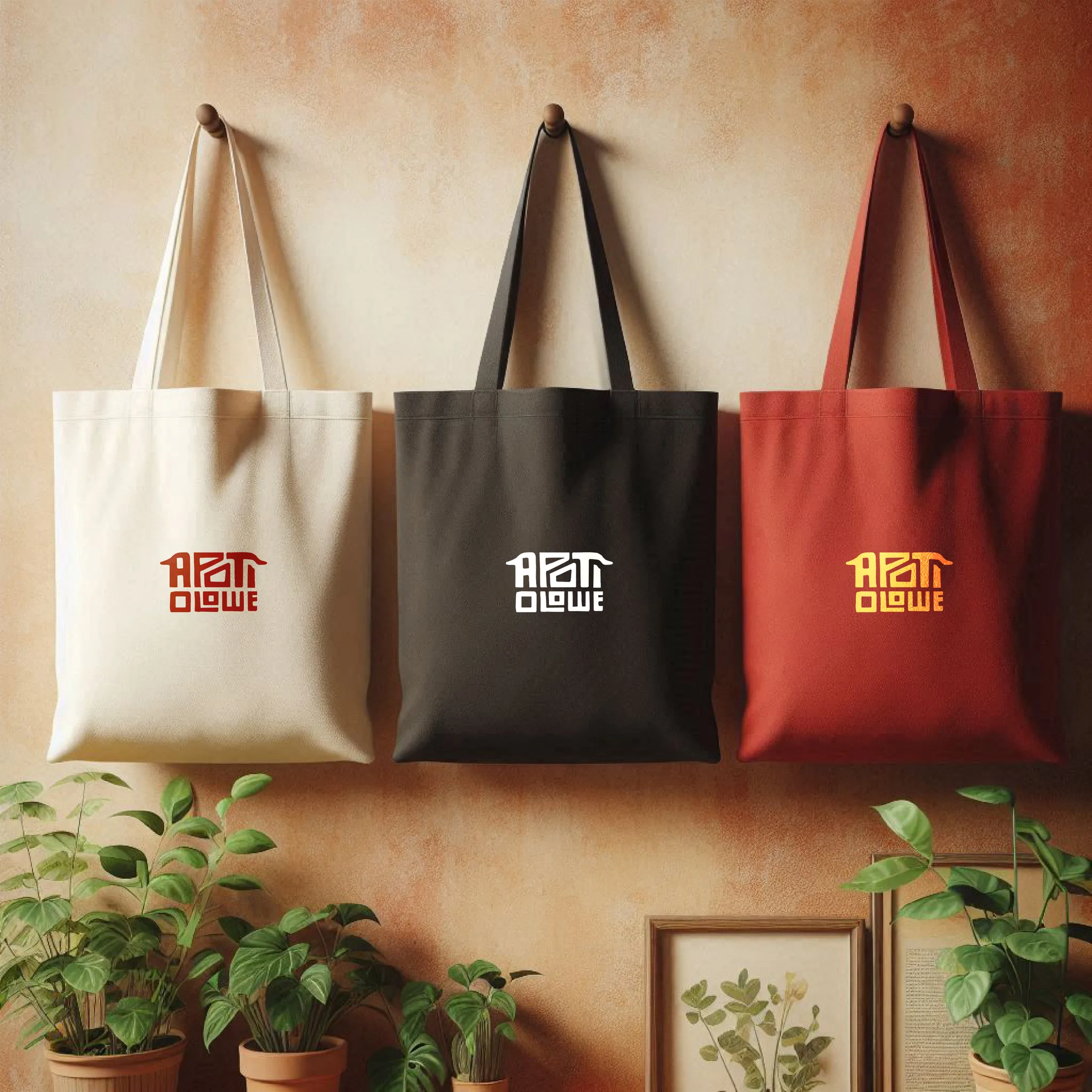 Apoti Olowe tote bag rear view